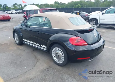 2013 Volkswagen Beetle 2.5L из США, поврежденный, VIN 3VW5P7AT6DM827942